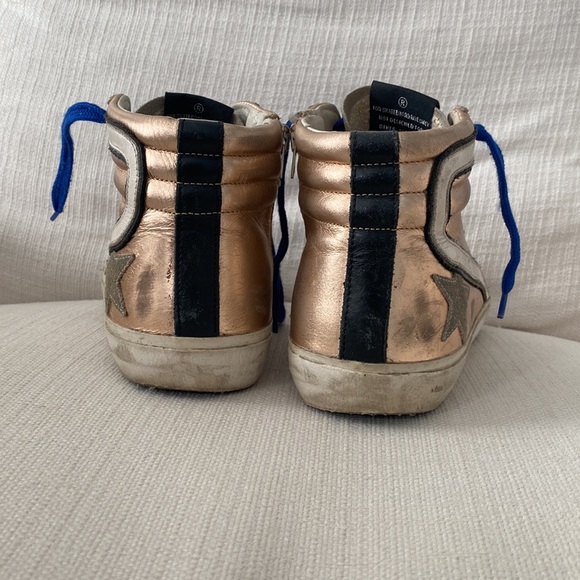 Golden Goose Slide Sneaker in Pink Gold - Picture 7 of 8